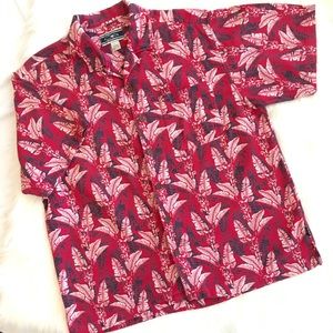 Vintage OP Hawaiian Print Camp Shirt